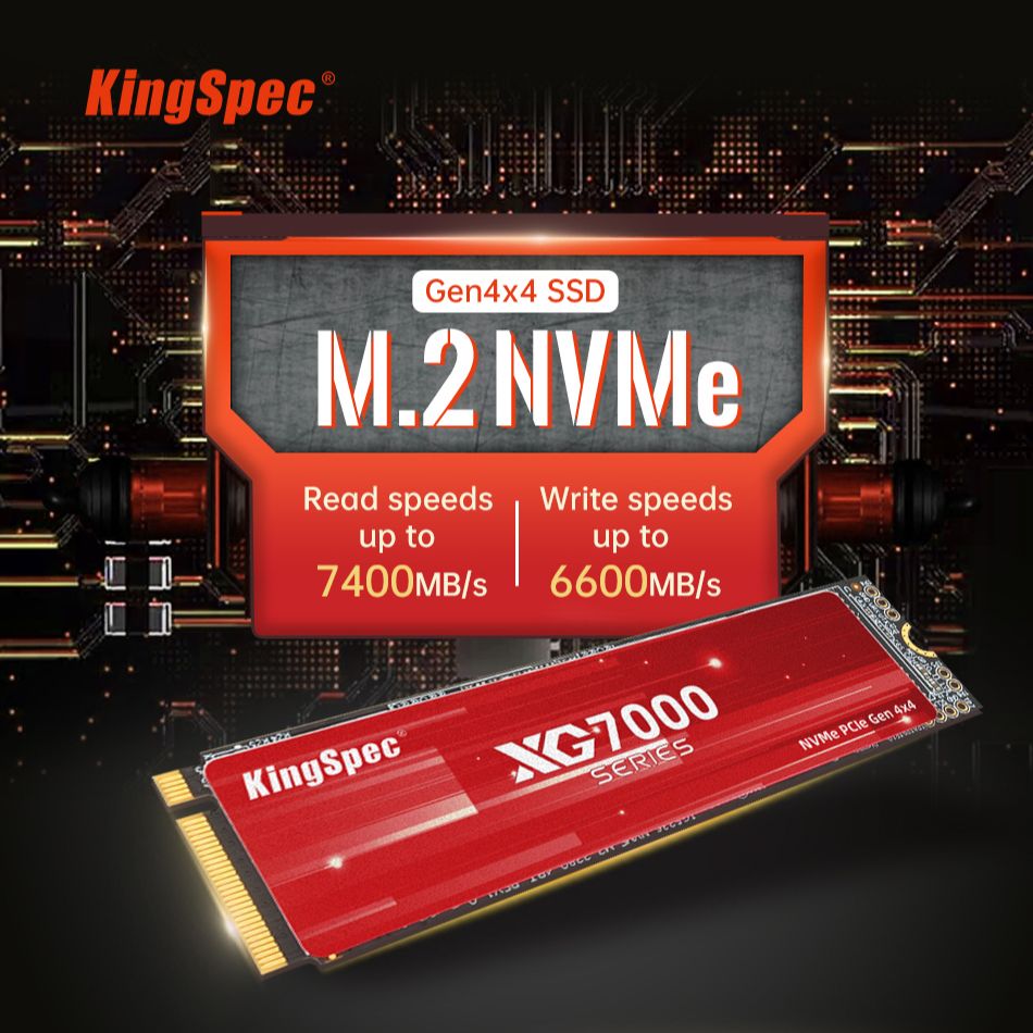 M.2 Nvme 4Tb Pcie 4.0 Ssd - KingSpec SSD M2 Gen4 NVMe 1TB