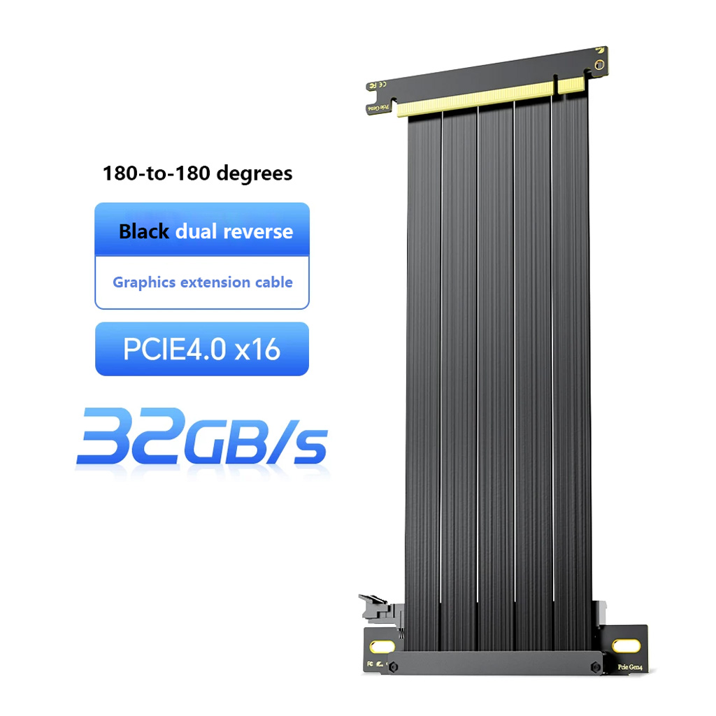 PCIe 3.0 / 4.0 X16 GPU Extensi - Pcie 4.0 X16 Riser Cable 90 Degree review and price