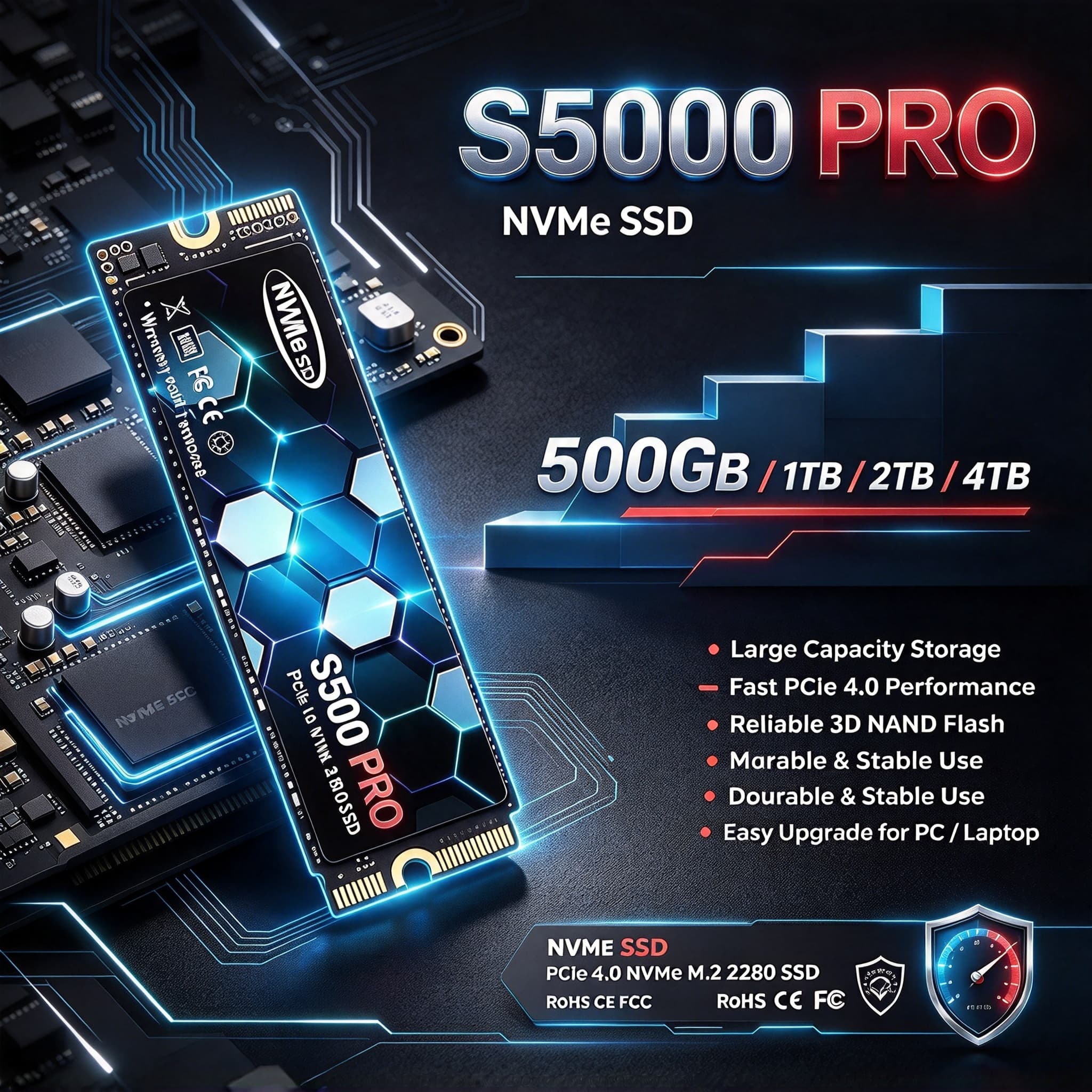 S5000 PRO M.2 PCIe 4.0 NVMe SS - M.2 Nvme 4Tb Pcie 4.0 Ssd review and price