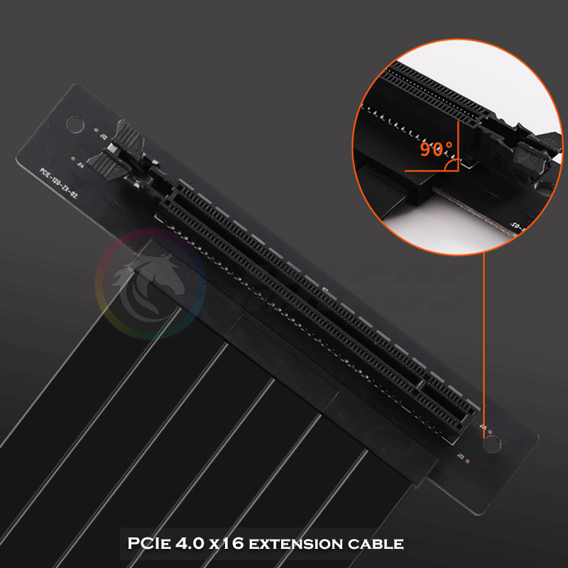 PCIE 4.0 X16 Riser Cable Video - Pcie 4.0 X16 Riser Cable 90 Degree review and price