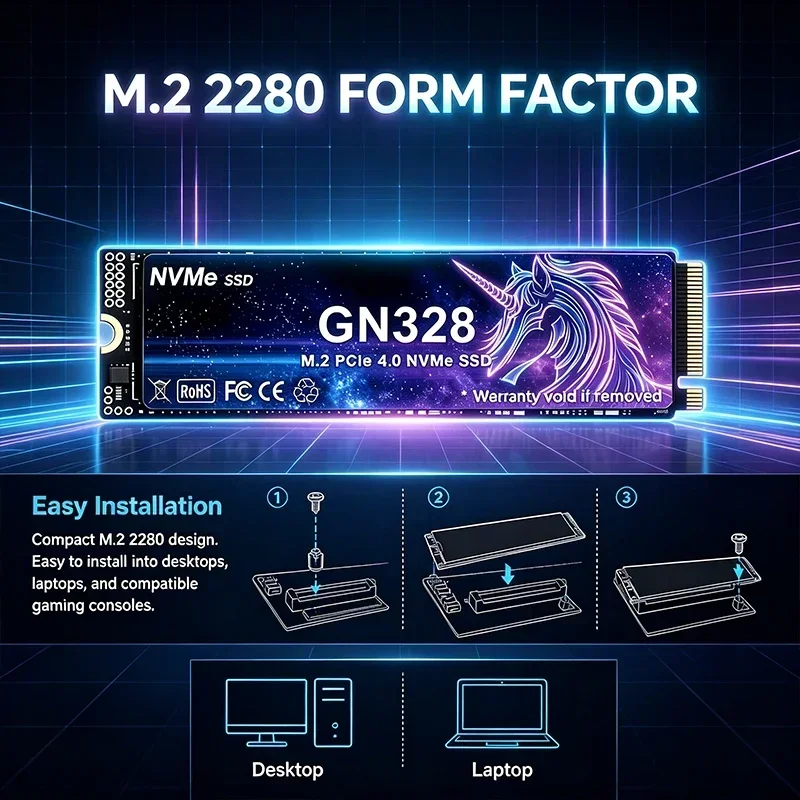 Hot Selling GN328 PCIe 4.0 NVM - M.2 Nvme 4Tb Pcie 4.0 Ssd review and price