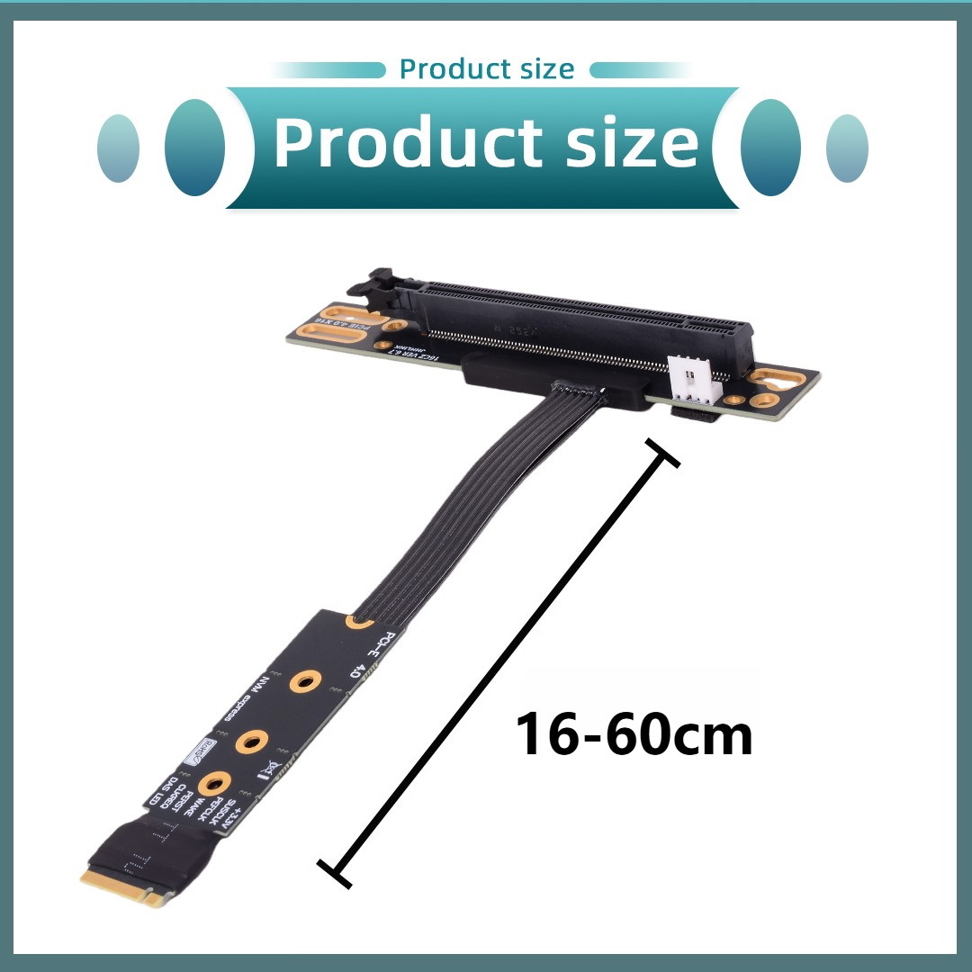 M.2 NVMe to PCIe 4.0 x16 Riser - Pcie 4.0 X16 Riser Cable 90 Degree review and price