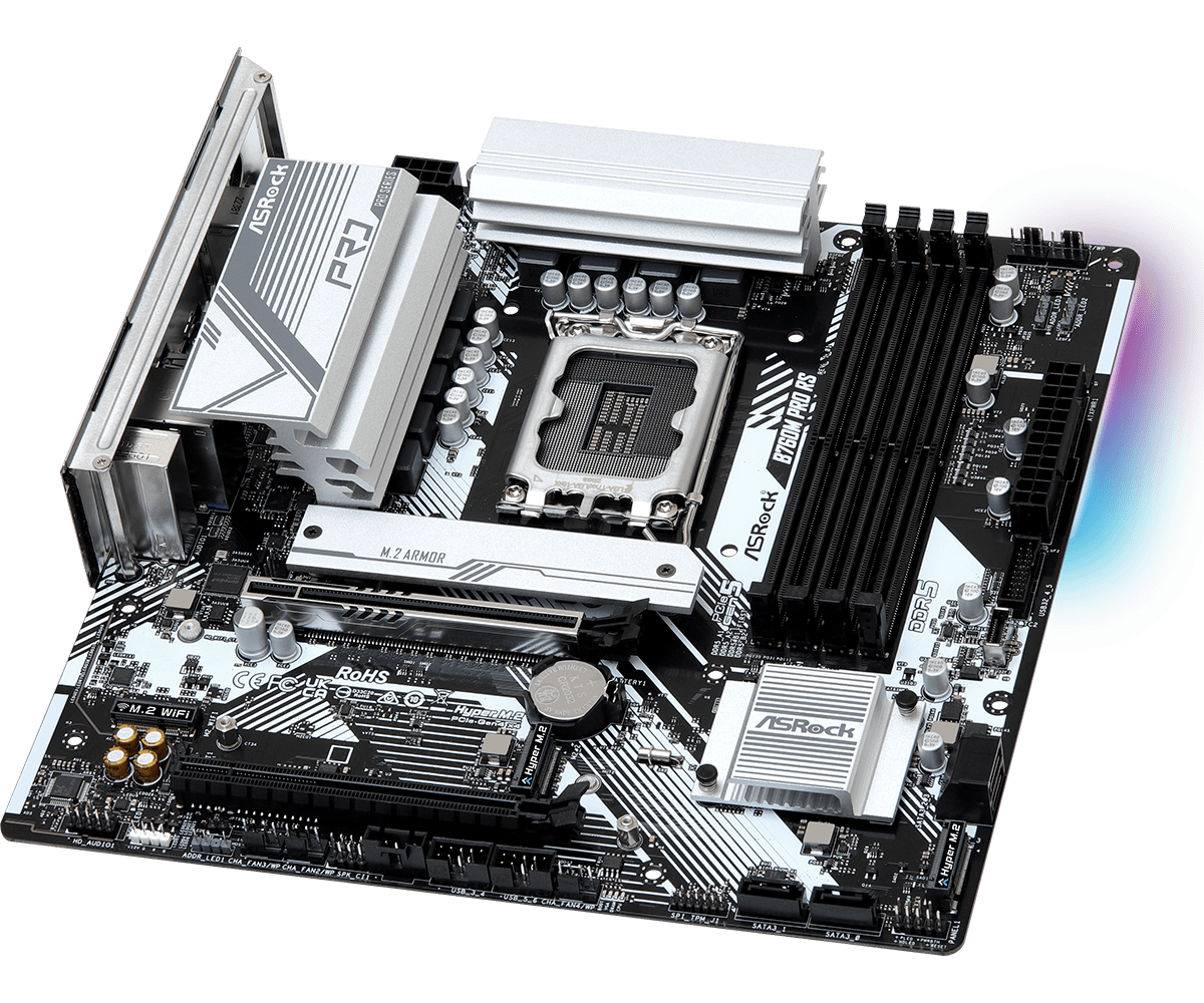 ASRock B760M Pro RS Motherboar - Lga 1700 Ddr5 Itx Motherboard review and price