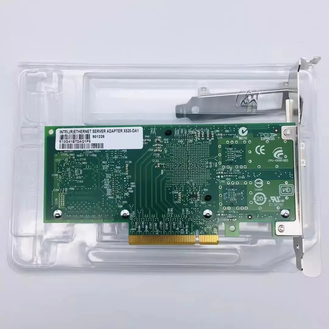 Original for Intel X520-DA1 10 - 10Gb Sfp+ Pcie Network Card Dual Port review and price